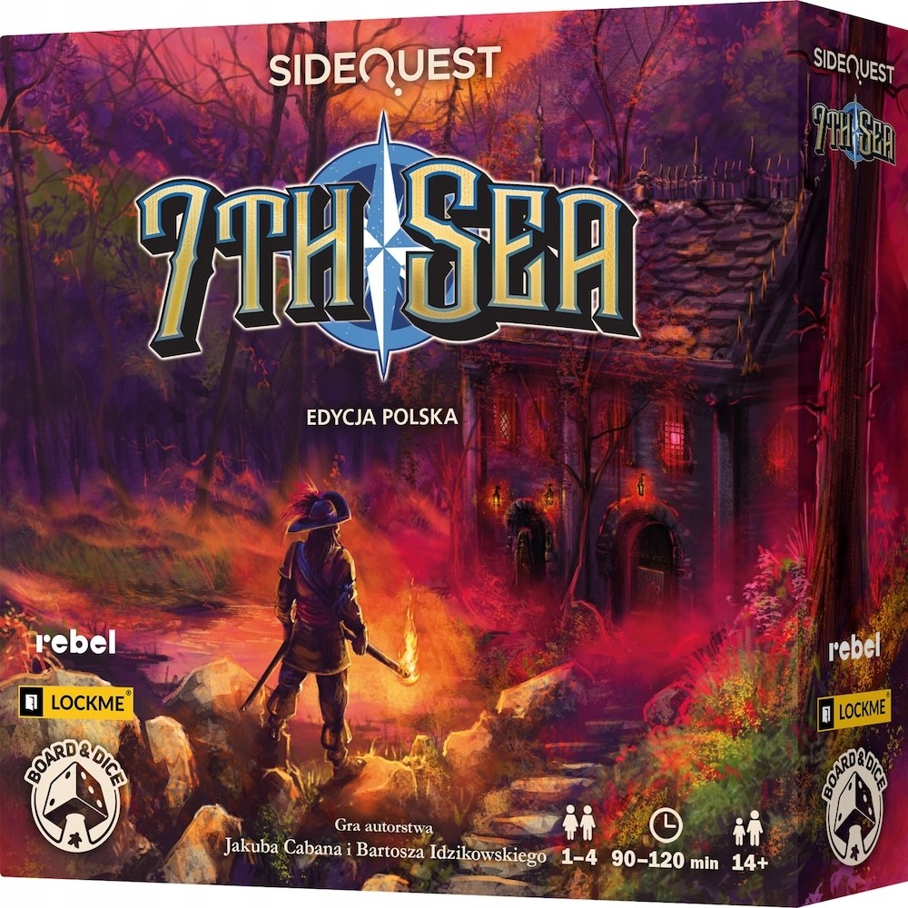 Spoločenská hra SideQuest: 7th Sea (poľská edícia) Rebel